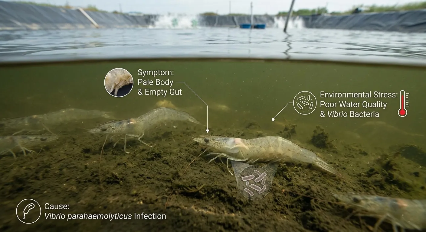 Mengenal Penyakit AHPND/EMS pada Udang Vannamei: Gejala dan Penanganannya