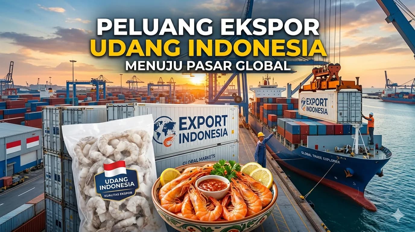 Peluang Ekspor Udang Indonesia ke Pasar Global: Tantangan dan Syarat