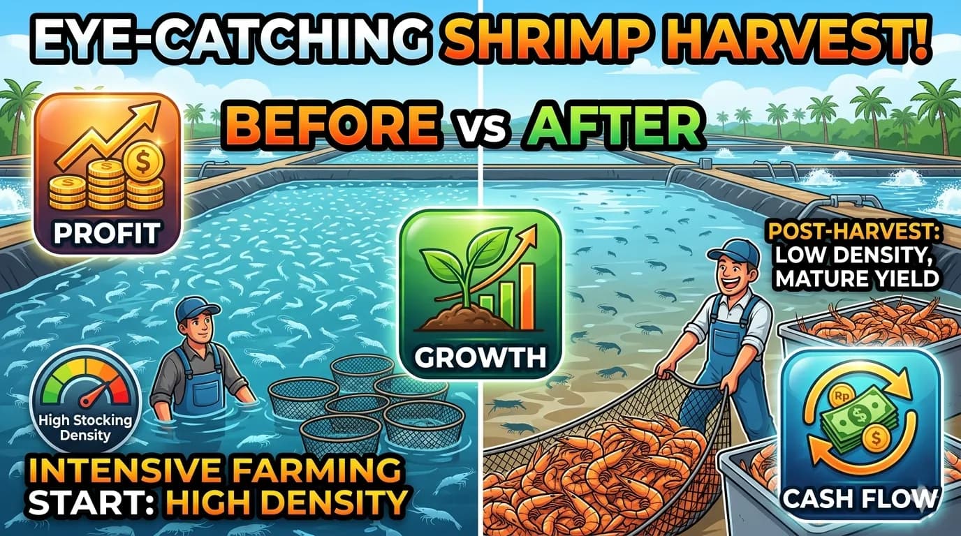 Strategi Panen Parsial Udang Vannamei: Cara Cerdas Tingkatkan Keuntungan
