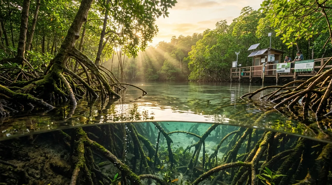 Kolam Bioremediasi Mangrove