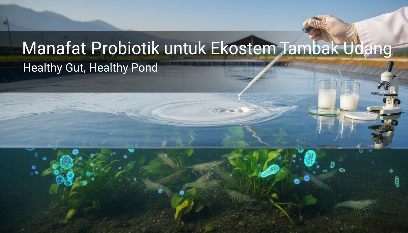 Manfaat probiotik untuk ekosistem tambak udang