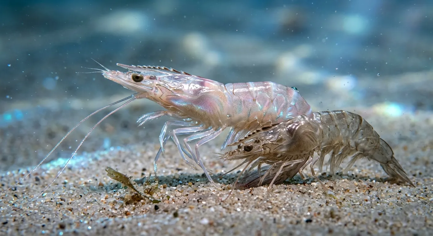 Proses molting udang vannamei yang sehat