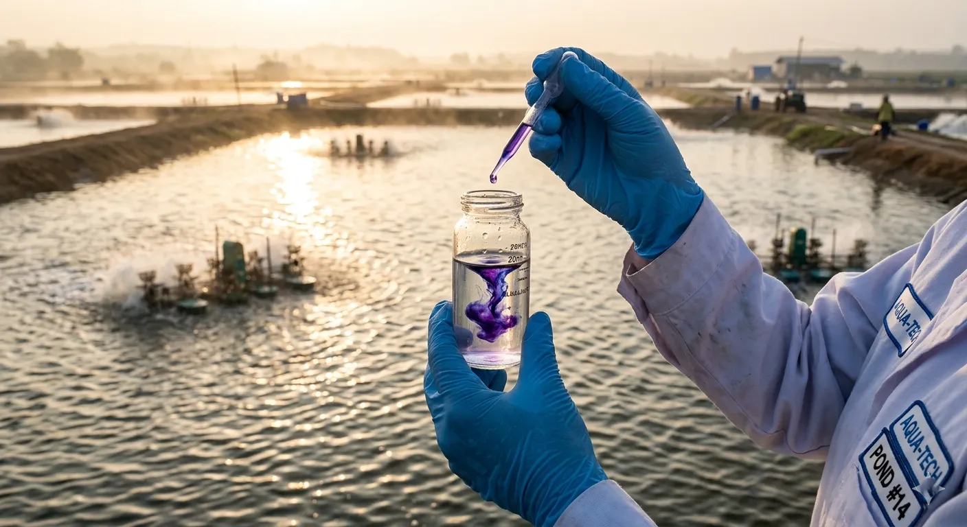 Monitoring rutin alkalinitas air tambak