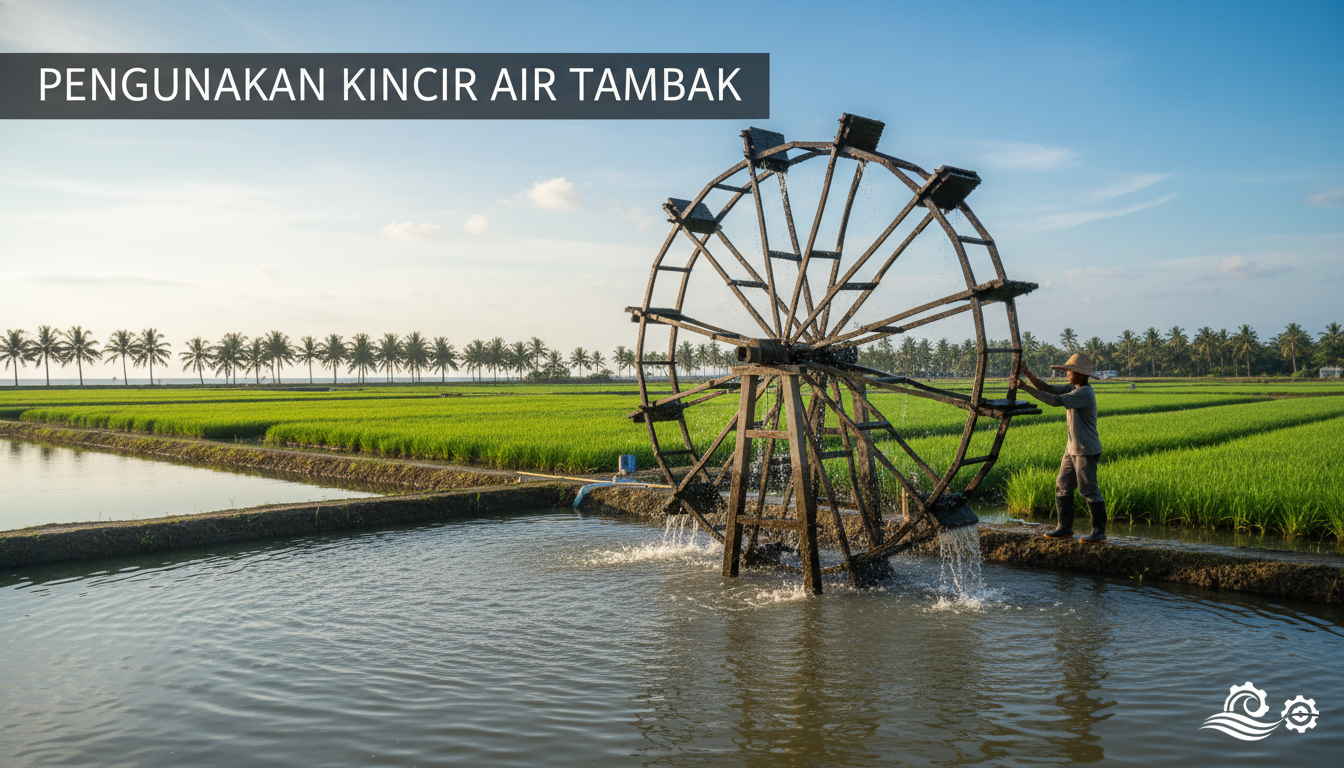 Penggunaan Kincir Air Tambak